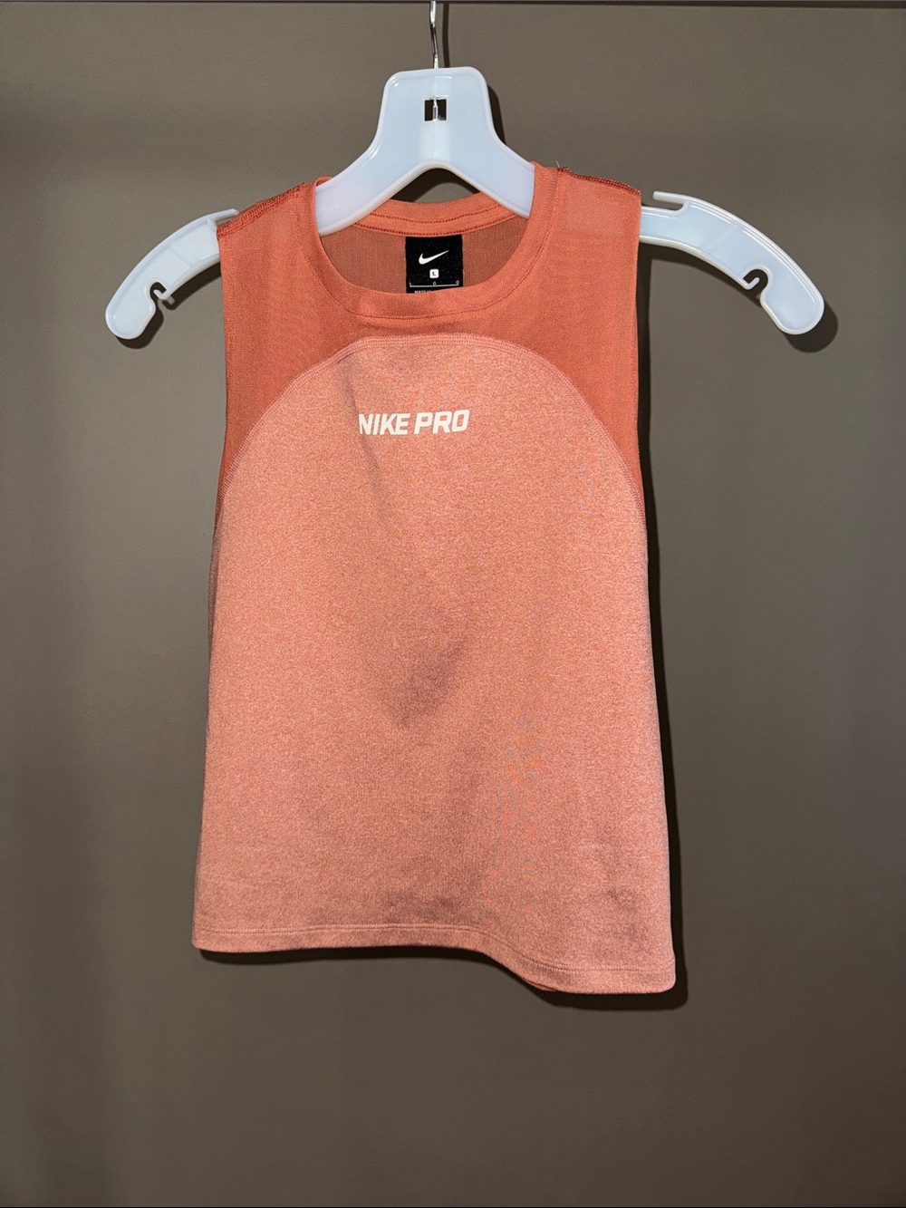 Nike Rust Sleeveless Training Top